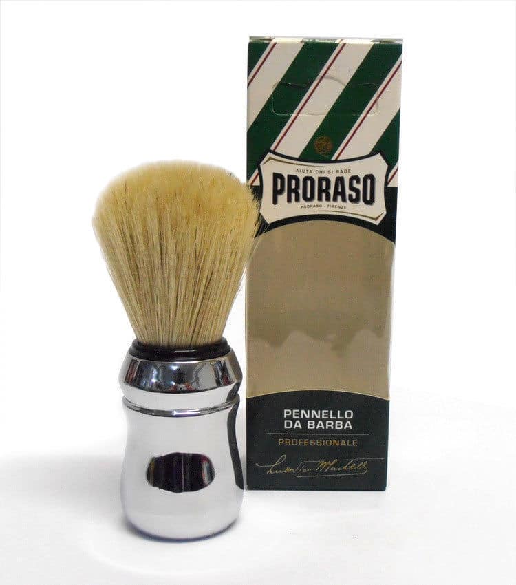 PENNELLO DA BARBA PRORASO OMEGA OTTIMA QUALITA SETOLE LUNGHE SHAVING BRUSH